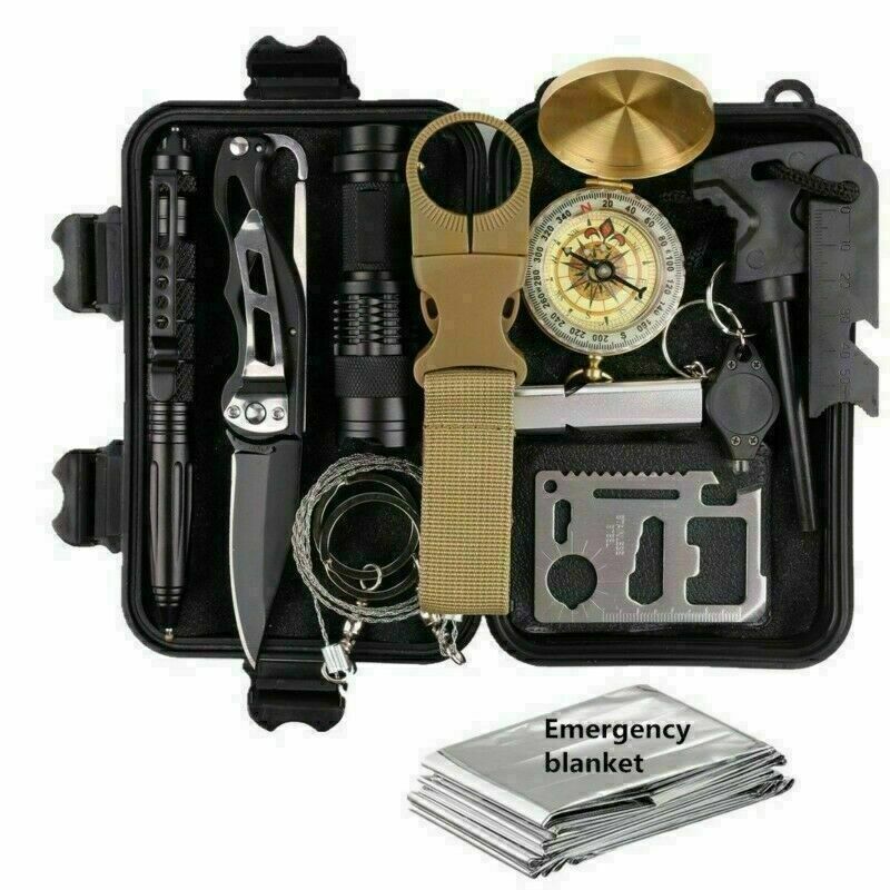 14-In-1 Outdoor Emergency Survival Kit Camping