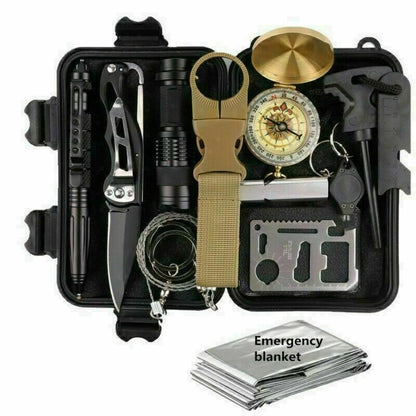 14-In-1 Outdoor Emergency Survival Kit Camping