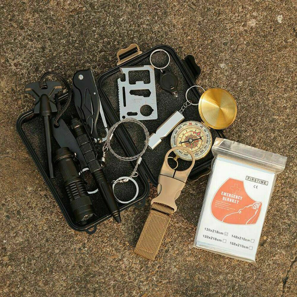 14-In-1 Outdoor Emergency Survival Kit Camping